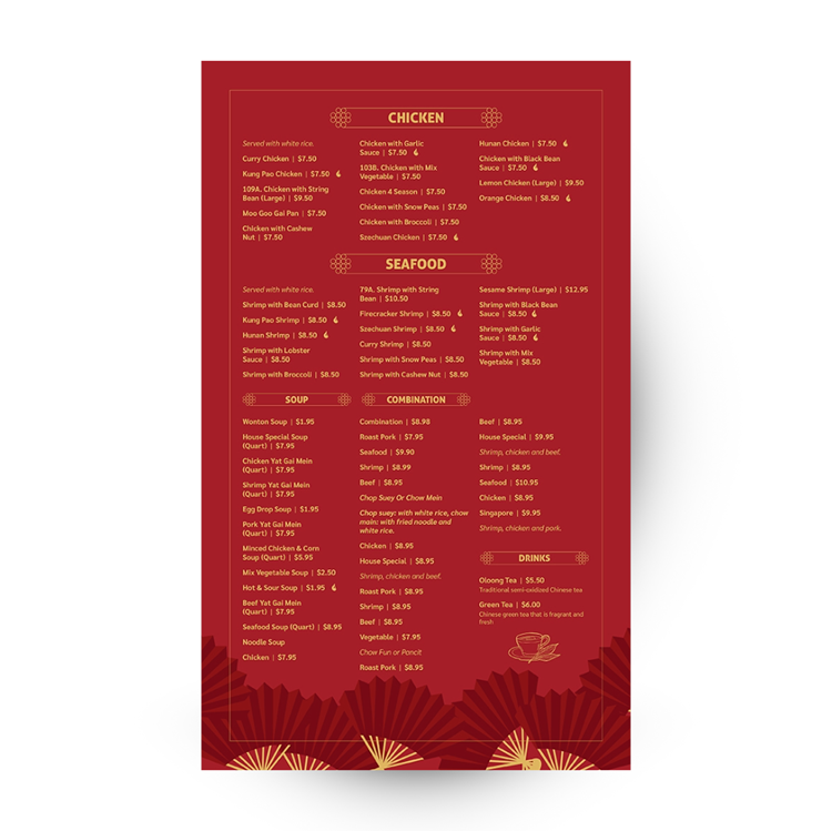 Show details for Chinese Red Fans