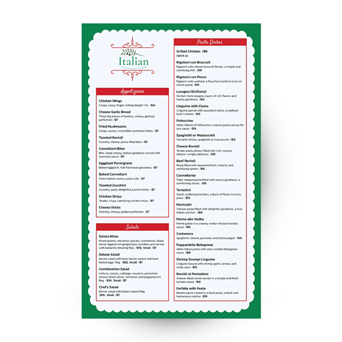 Show details for Bella Cucina - Green/Red