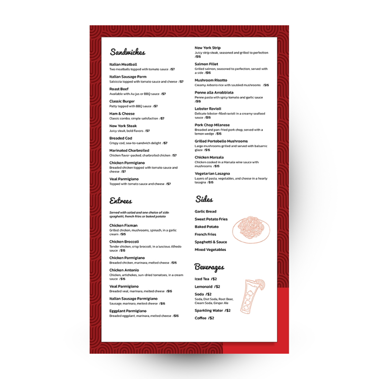 Show details for Pasta e Pesto - Red