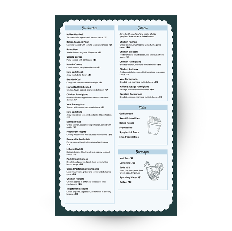 Show details for Bella Cucina - Teal/Blue