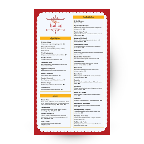 Show details for Bella Cucina - Red/Yellow