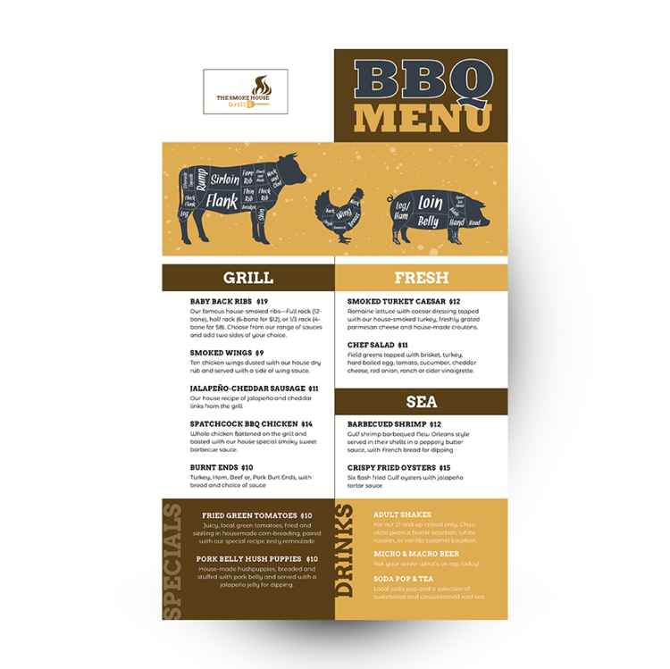 Show details for Chopping Block - Gold/Brown