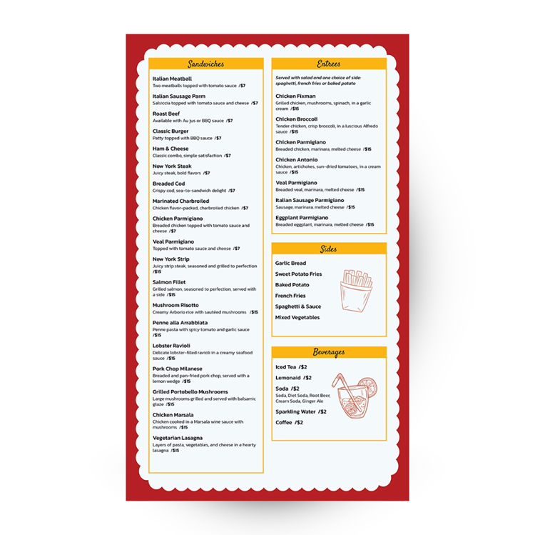 Show details for Bella Cucina - Red/Yellow