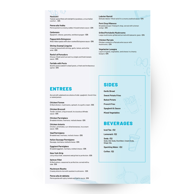 Show details for Italian Fresca - Blue